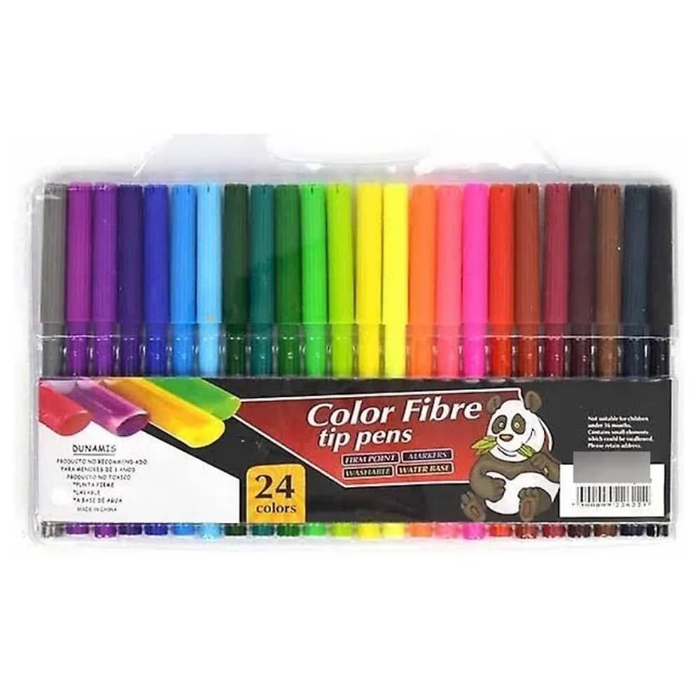 Set 24 L&aacute;pices Marcadores Scripto Lavables A Base De Agua image number 0.0
