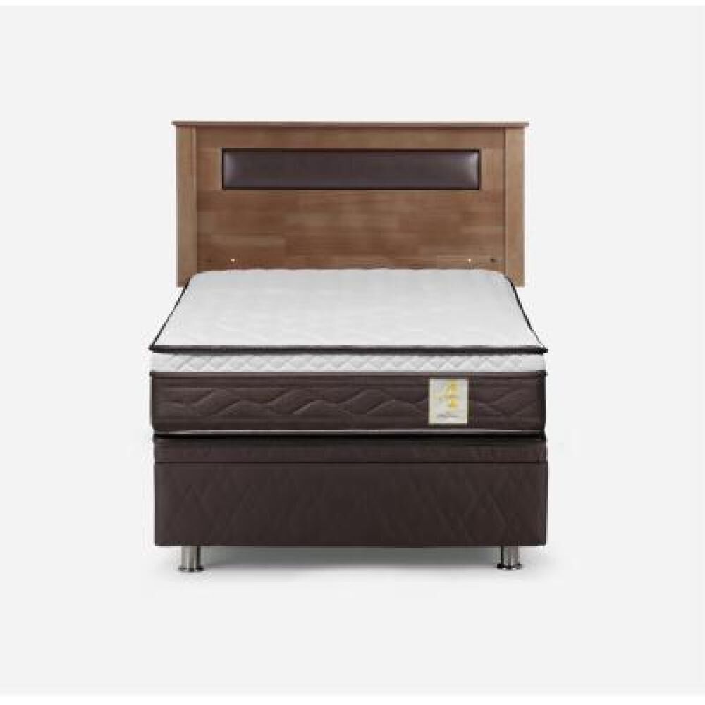 Cama Ba&uacute;l Rosen New Style 4 / 1.5 Plazas / Base Normal + Respaldo Ferrara image number 5.0
