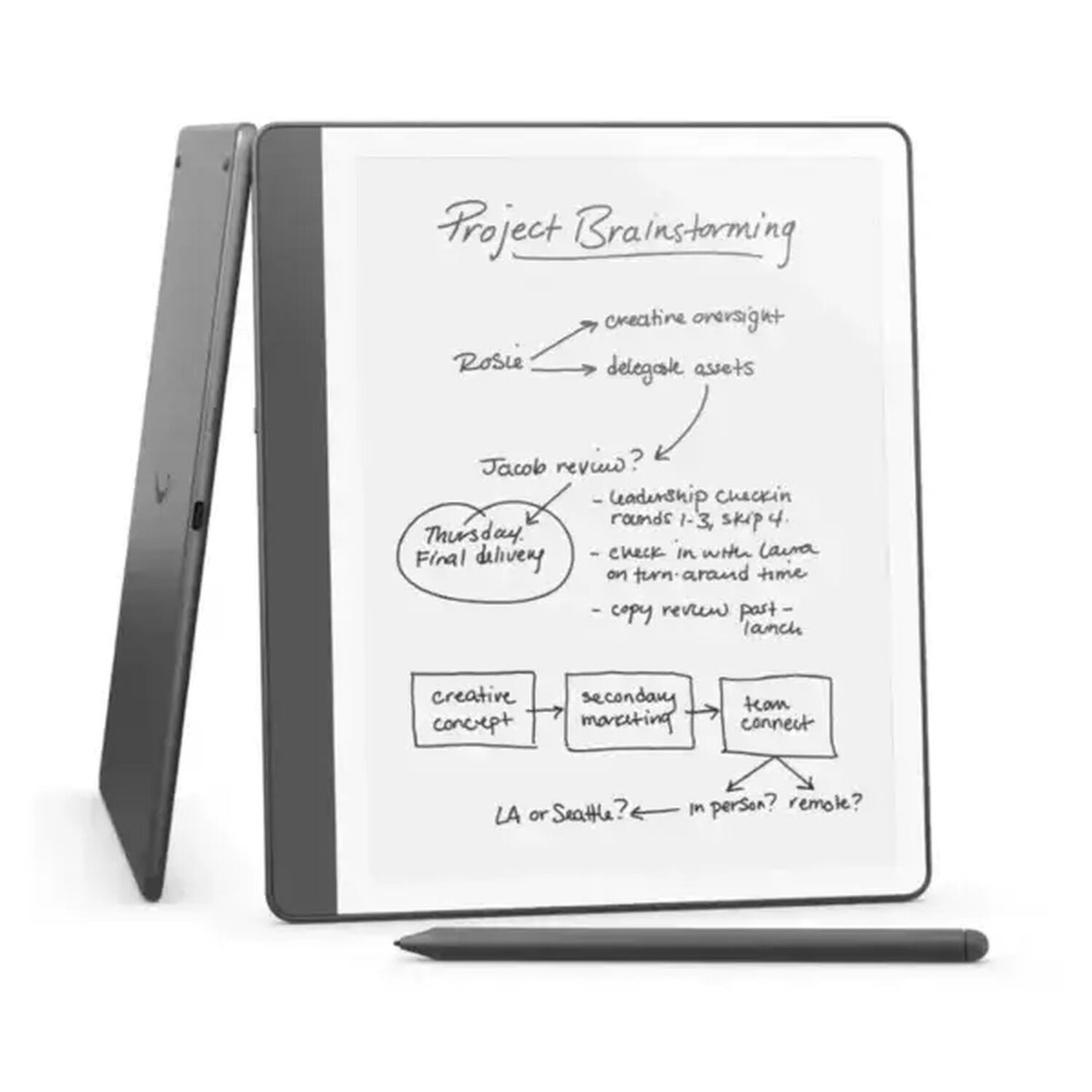 Amazon Kindle Scribe 10.2 Pulgadas 32gb L&aacute;piz Premium Pen Color Tungsteno Gris image number 1.0