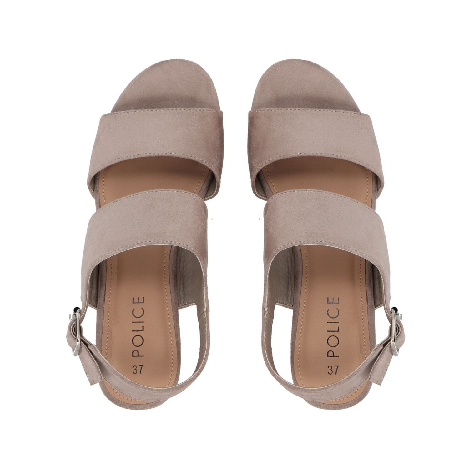 Sandalia Mujer Beige Sof&iacute;a Police image number 1.0