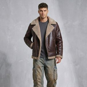 Chaqueta Aviadora Hombre Ecocuero Hombre Stephano