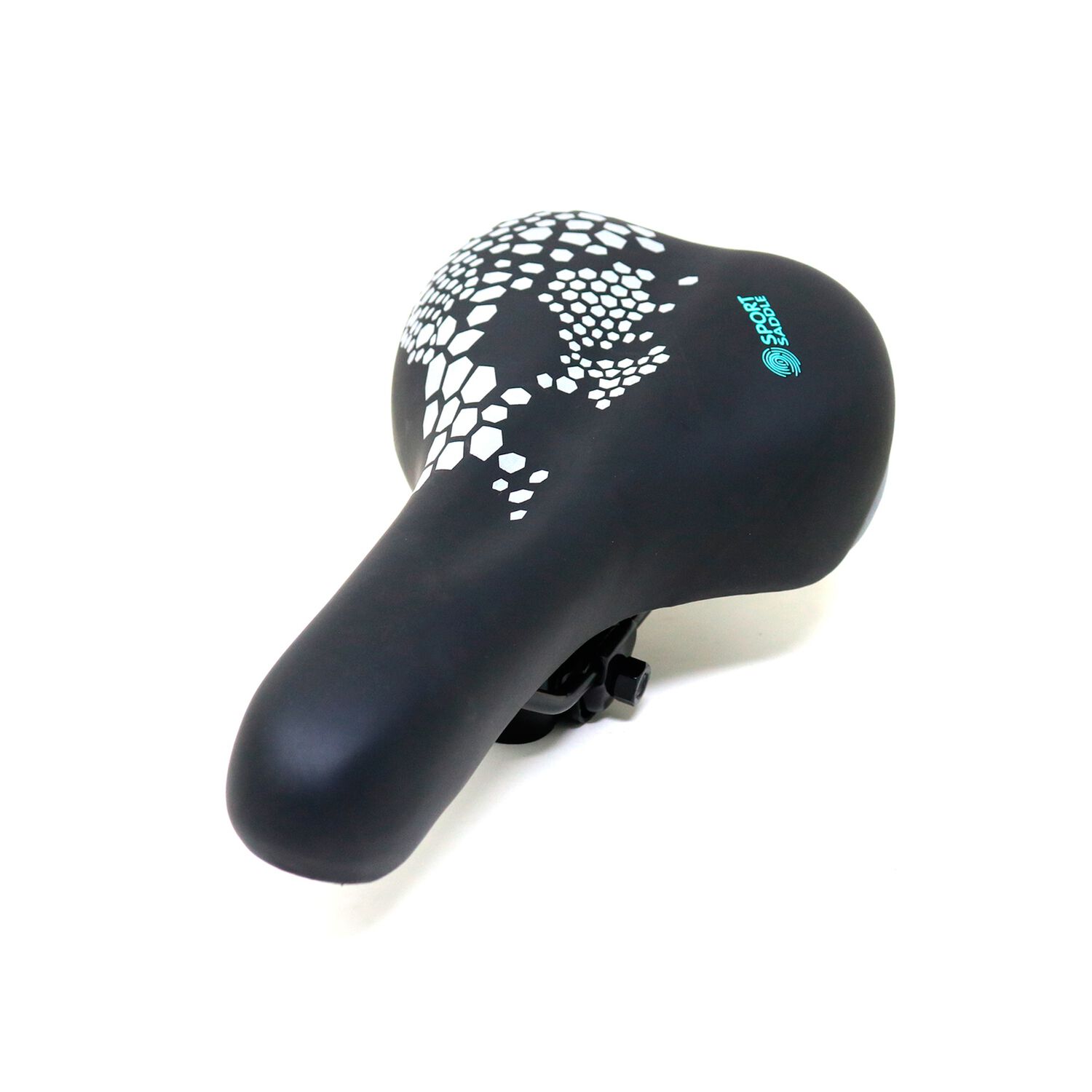 Asiento Radical Mountain Mtb N744 Hex&aacute;gonos Negro Plata image number 2.0