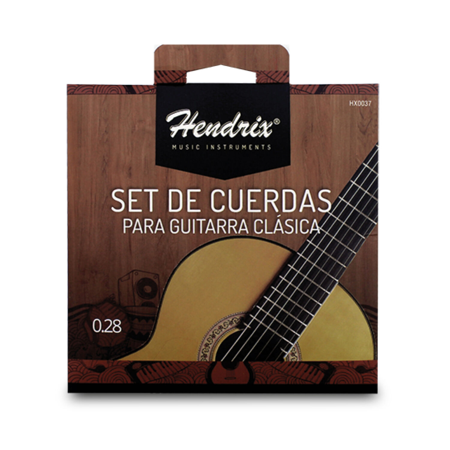 Set De Cuerdas Para Guitarra Cl&aacute;sica Espesor 0.28 - Ps image number 0.0