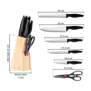 Set De Cuchillos 7 Piezas Brinox Modelo 2556/111