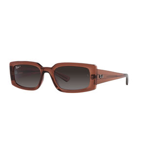 Lentes De Sol Kiliane Transparent Brown Polarizados Bio-based Sustentable Ray-ban