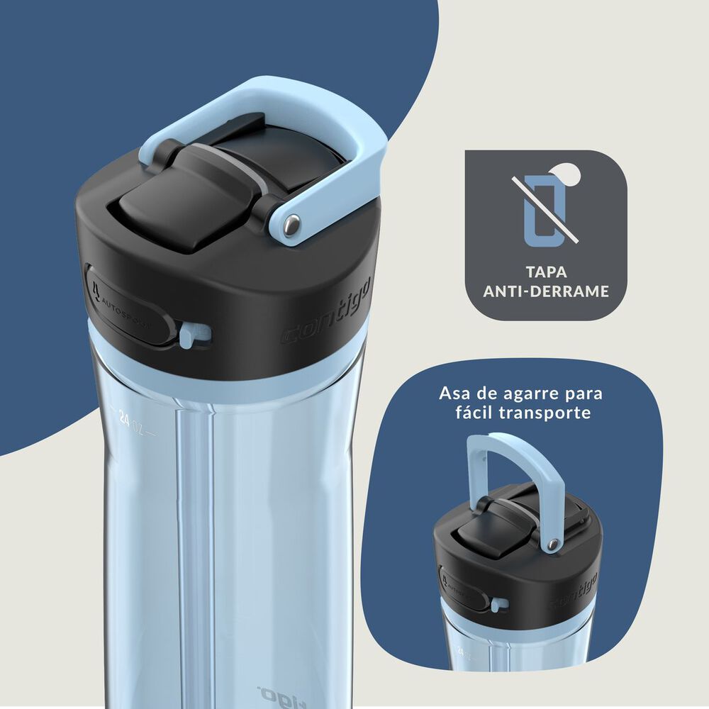 Contigo Ashland 2.0 Autopout Botella 709ml - Azul Glacia image number 7.0