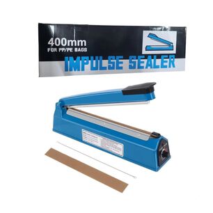 Selladora De Bolsas Plastico Impulso 400mm