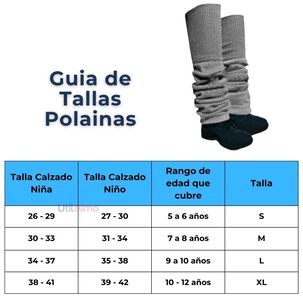 Pack 5 Polainas Escolar Acr&iacute;lica Gris Ni&ntilde;a
