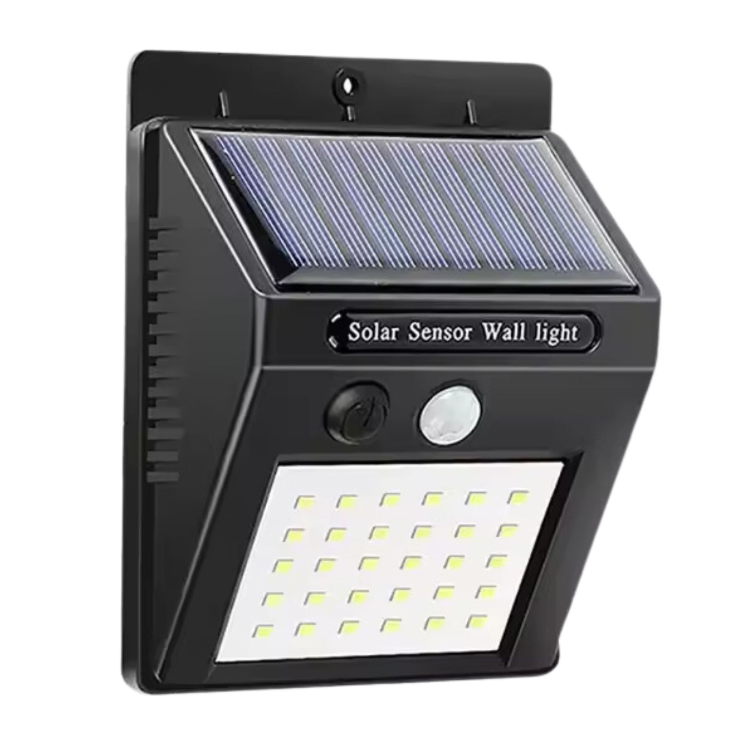 Luz Solar Led De Pared 30 Leds 12cm Negra image number 0.0