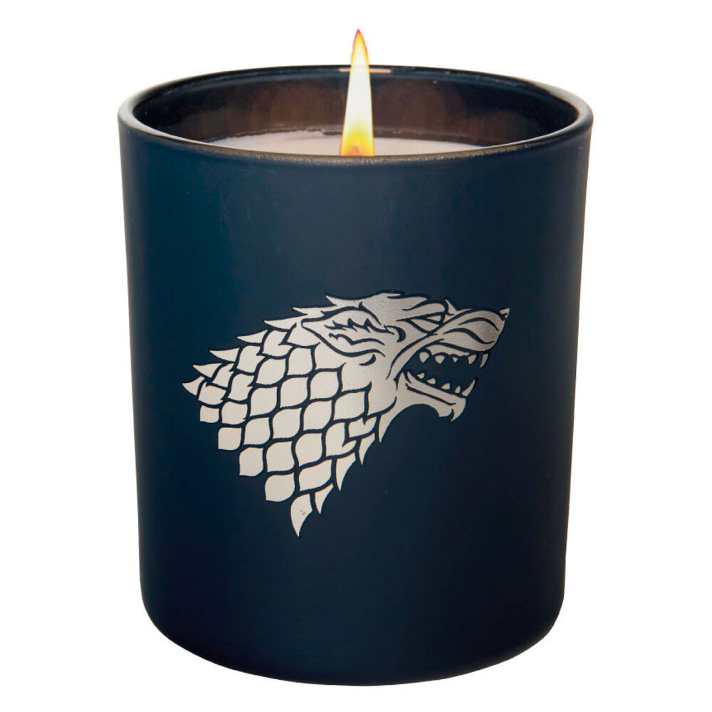Game Of Thrones House Stark Vaso Y Vela, Juego De Tronos image number 0.0