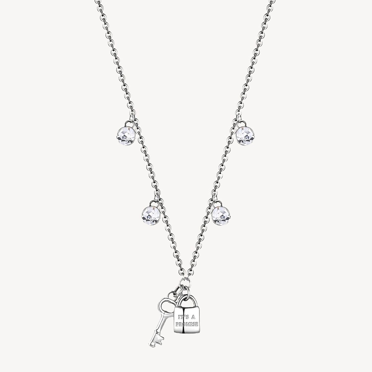 Collar Brosway Bhkl11 Plateado Mujer image number 0.0