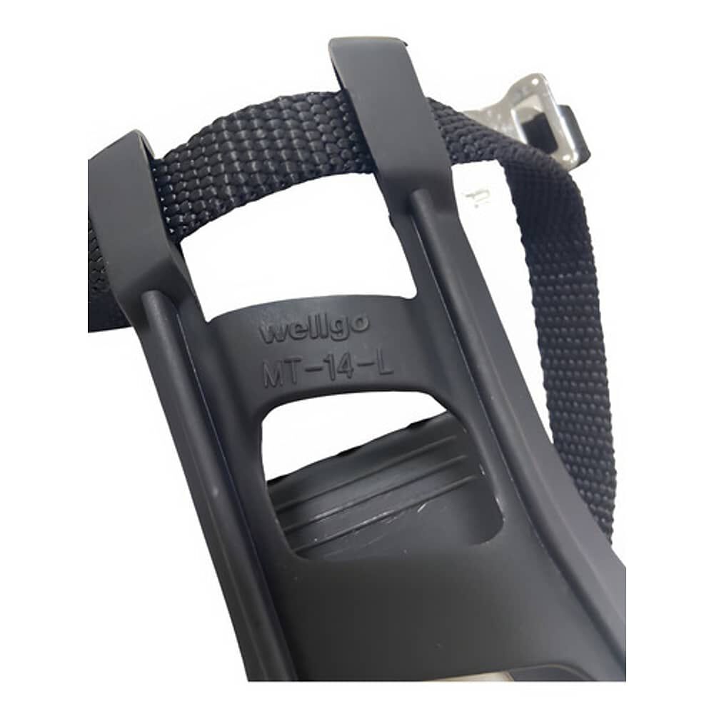 Pedales Bicicleta Mtb Ruta Aluminio Con Puntillas Y Correa image number 4.0