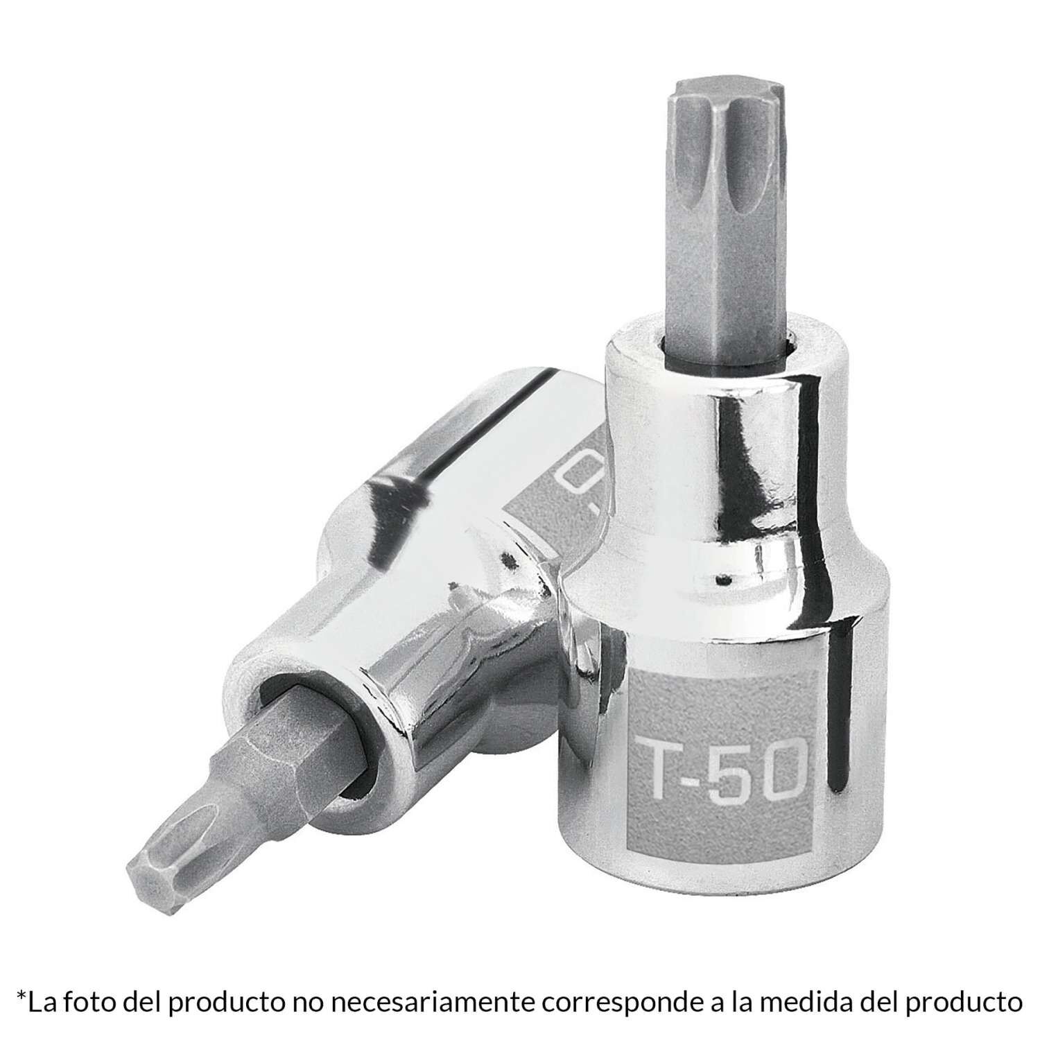 Dado De Punta Torx Cuadrante 1/2" T20 - Truper image number 0.0