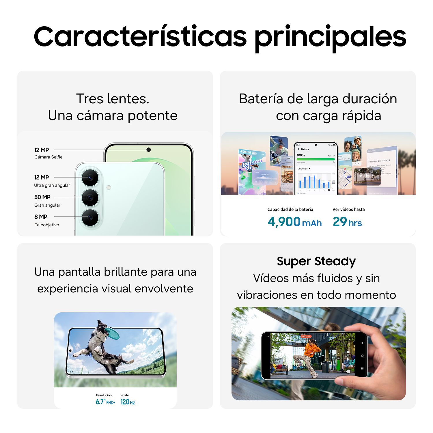 Smartphone Samsung Galaxy 26 FE / 5G / 256 GB / Blueberry / Liberado image number 4.0