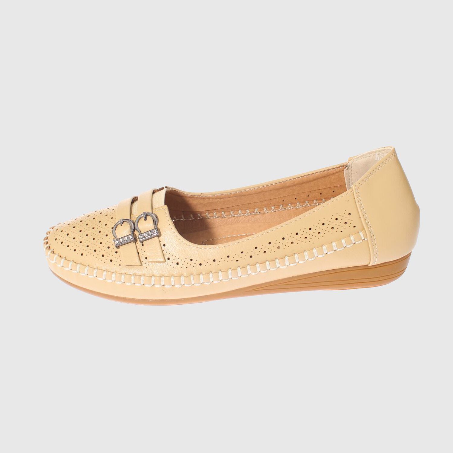 Mocas&iacute;n Beige Modelo Italiano Art. 5ask64243beige image number 1.0