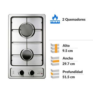 Encimera Sindelen CEG-4250IN / 2 Quemadores