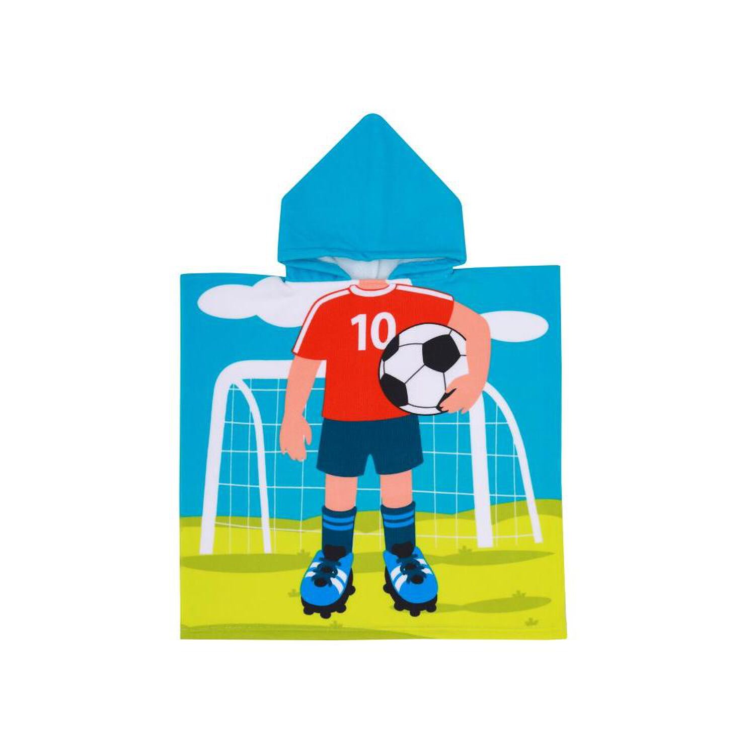 Toalla Playa Capucha Casaideal Kids Player / 60 X 120 Cm image number 2.0