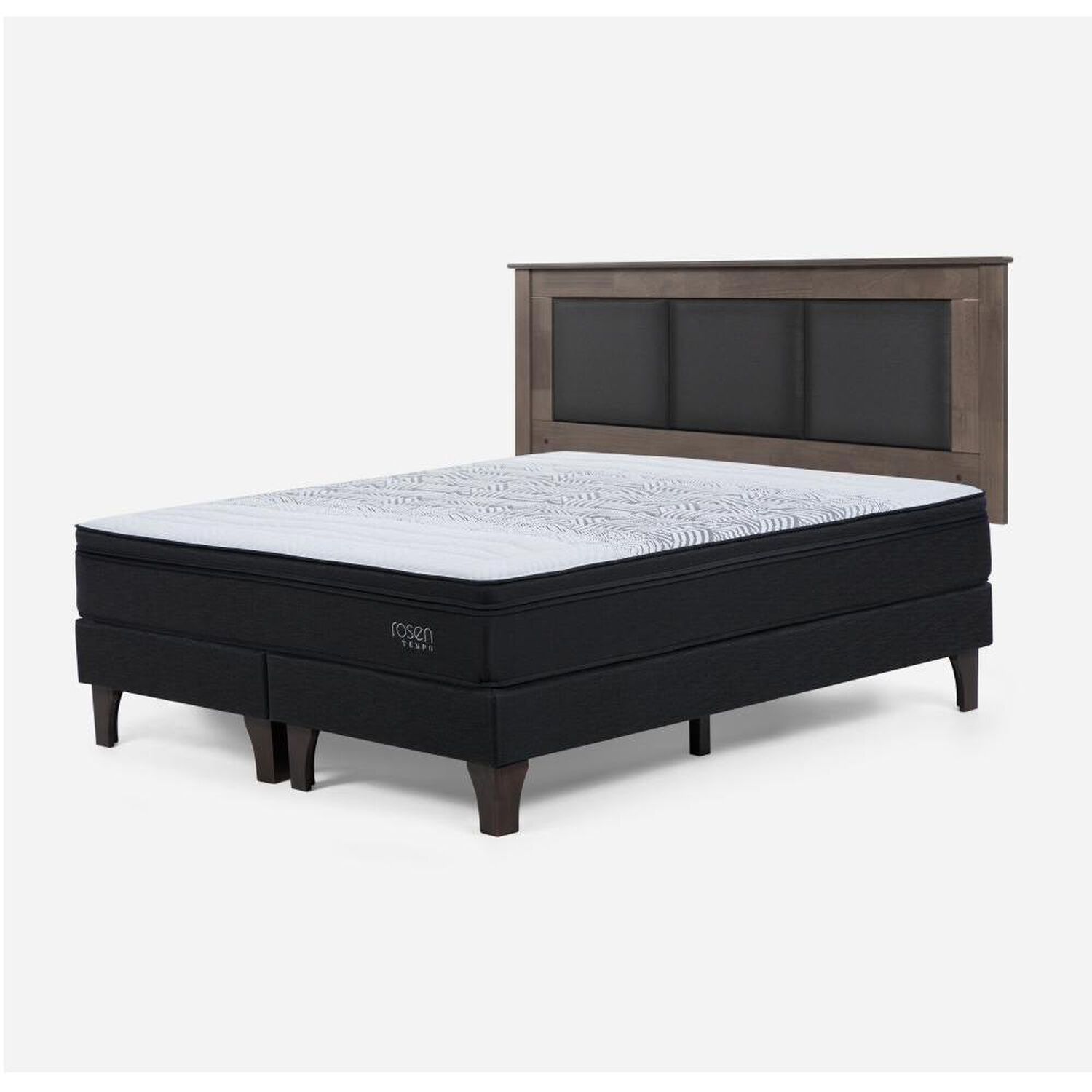 Cama Europea Rosen Tempo / King / Base Dividida + Respaldo image number 2.0