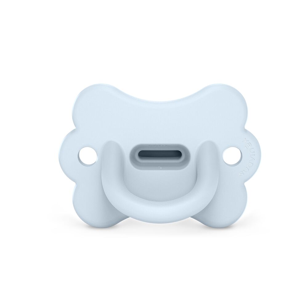 Chupete Todosilicona Fisiol&oacute;gico 0/6m Butterfly Azul image number 0.0