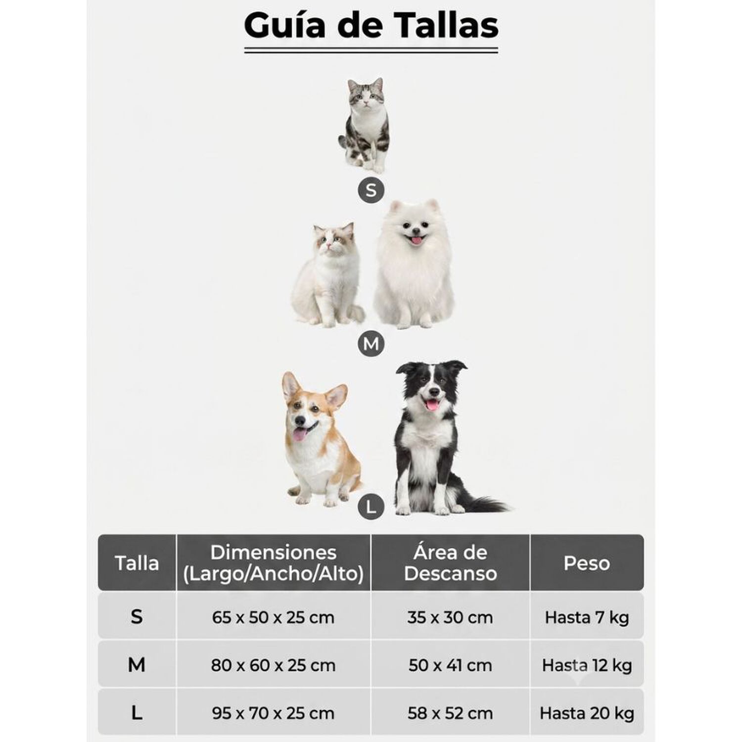 Cama Sof&aacute; Para Perros Y Gatos Dise&ntilde;o Cuadros Gris Lavable Talla L image number 5.0