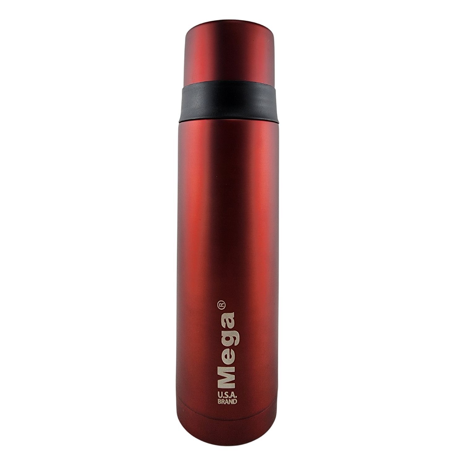 Termo Mega Slim Iv 470ml Acero Inoxidable Metalico Te Cafe Rojo image number 1.0