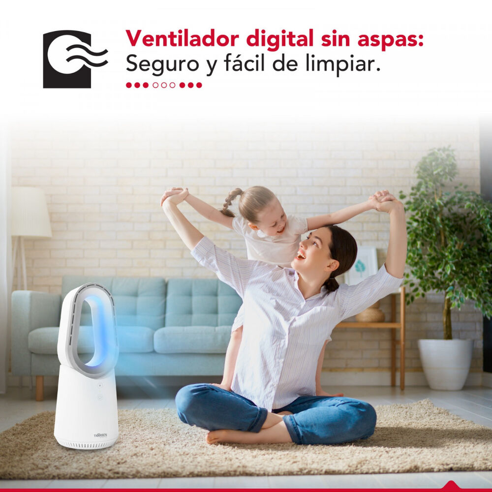 Ventilador Mesa Sin Aspas Usb Thor Bladeless Ledfan image number 6.0