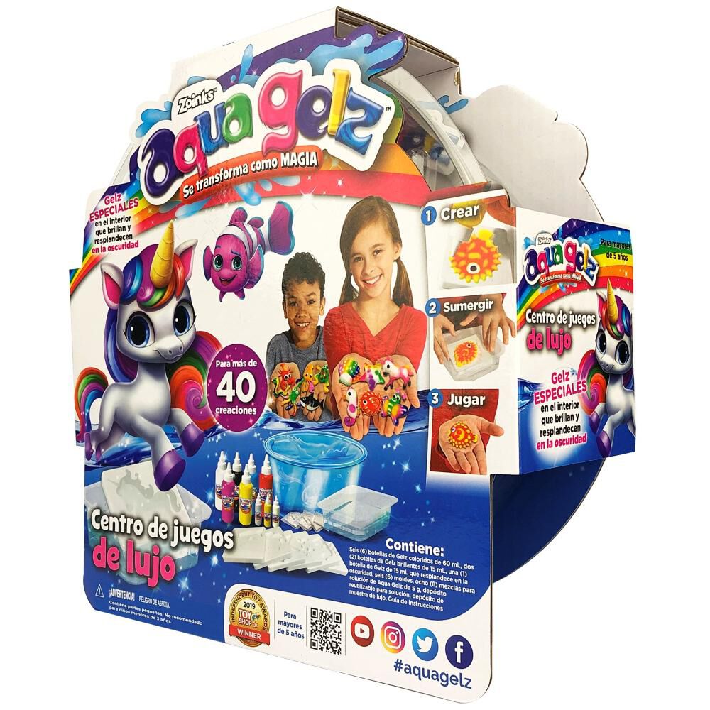 Set Aqua Gelz Playset Con Glitter image number 0.0