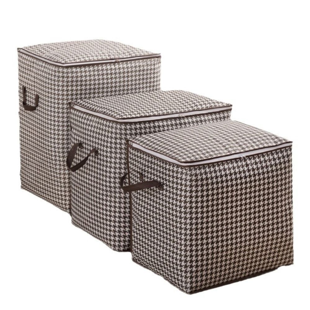 Set 3 Cestas Ropa Sucia Con Cierre 100l 140l 180l image number 0.0