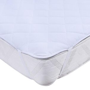 Cubrecolchon Impermeable Mashini 1.5 Plazas Blanco