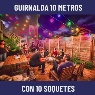 Guirnalda Luces Led Colores 10 Mts
