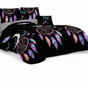 Cubrecama De Verano 1.5 Plazas Quilt + 1 Funda De Almohada Cobertor Delgado Qvr1-101