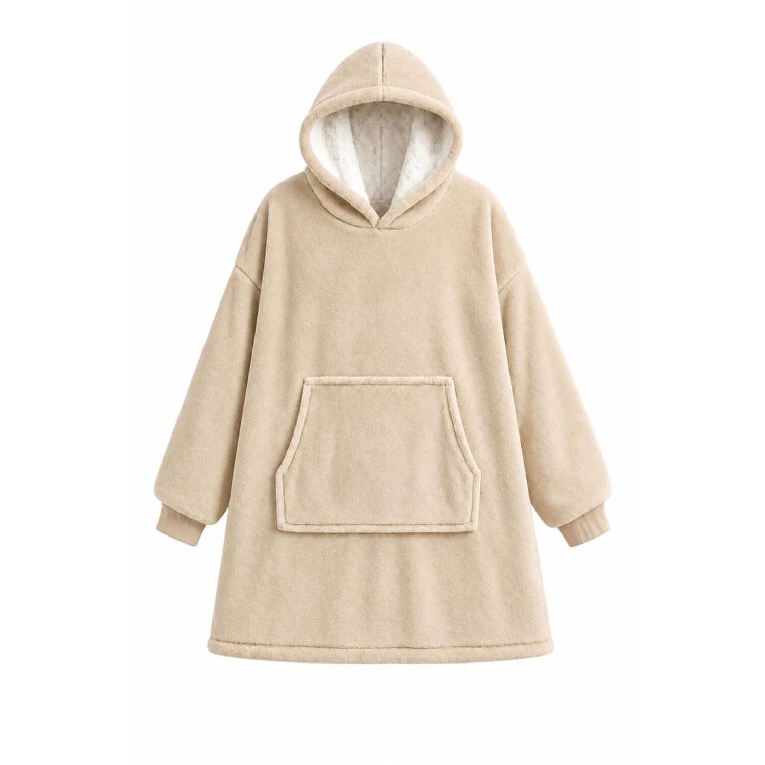 Poleron Felpa Capucha Manta Polar Invierno Unisex Talla Unic image number 38.0