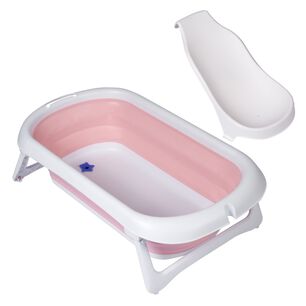 Ba&ntilde;era Plegable Splashy Pink + Soporte Ergon&oacute;mico