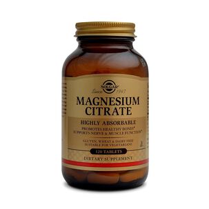 Magnesio Citrato 210mg 120 Tabletas