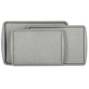 Set Bandejas Para Hornear Acero Al Carbono Antiadherente Greystone / 3 Piezas