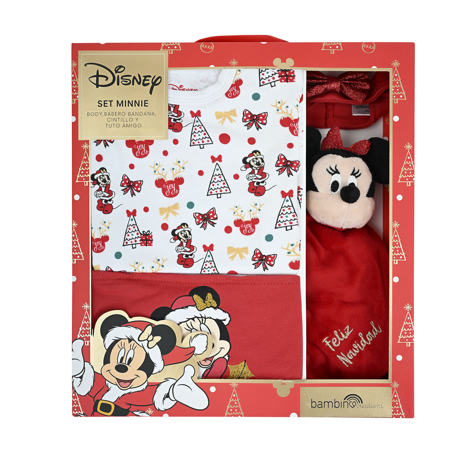 Set 4 Piezas Navidad Minnie Muerdago Ni&ntilde;a image number 0.0
