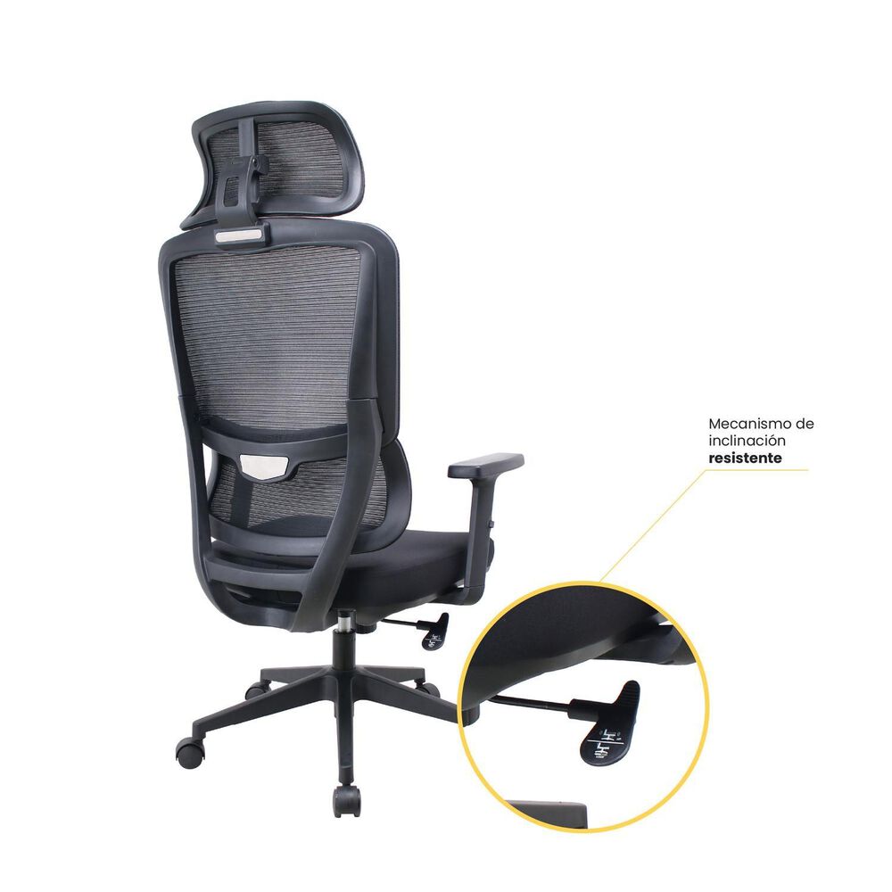 Silla Escritorio Oficina Ergon&oacute;mica Reclinable Ergotech Levo image number 3.0