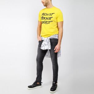Jeans Tiro Medio Skinny Hombre Ellus
