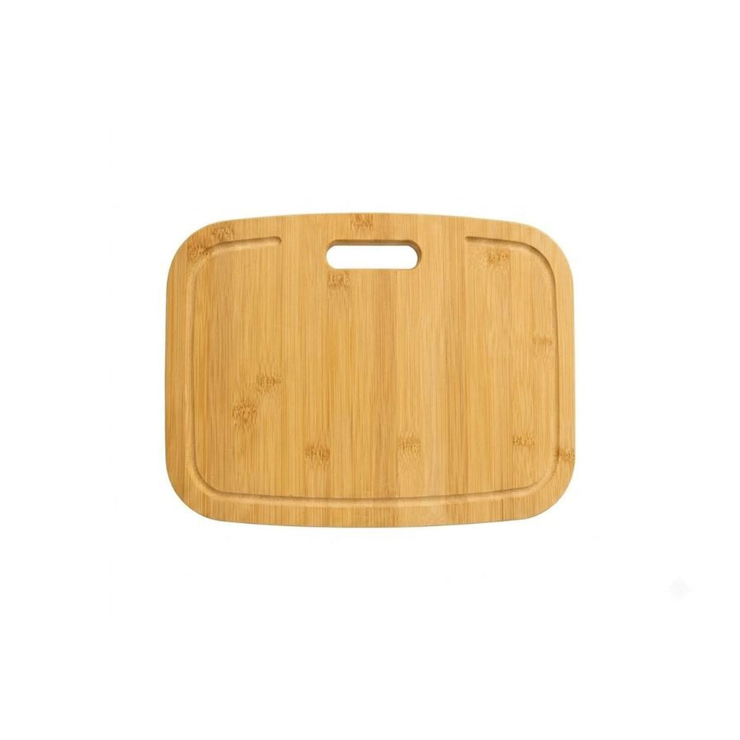 Tabla Picar De Bamb&uacute; Con Ranura Antiderrame 34x24 Cm image number 0.0