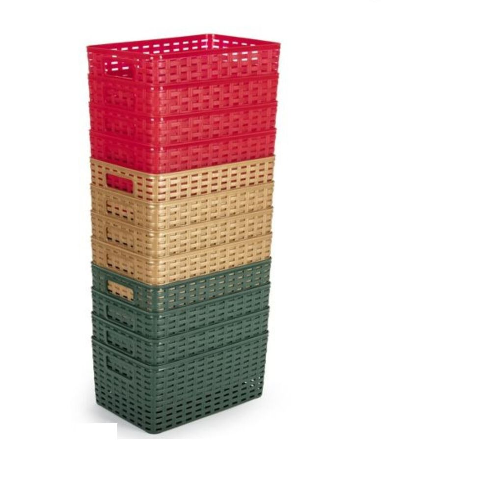 Cesta Rattan Multiuso 6l 20x29,5 Cm image number 0.0