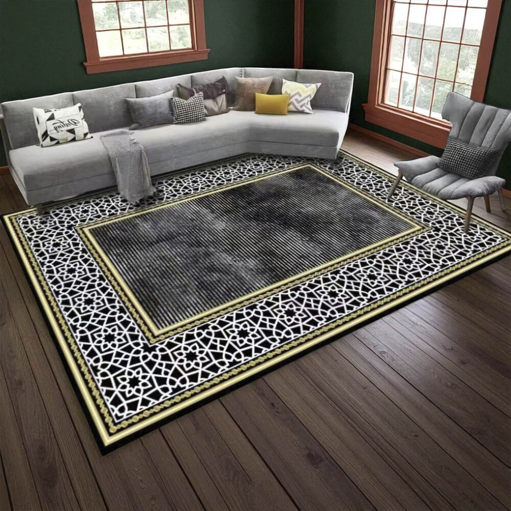 Alfombras Lisas Con Diseños Efecto 3d 200x240 Cm Md16 image number 0.0