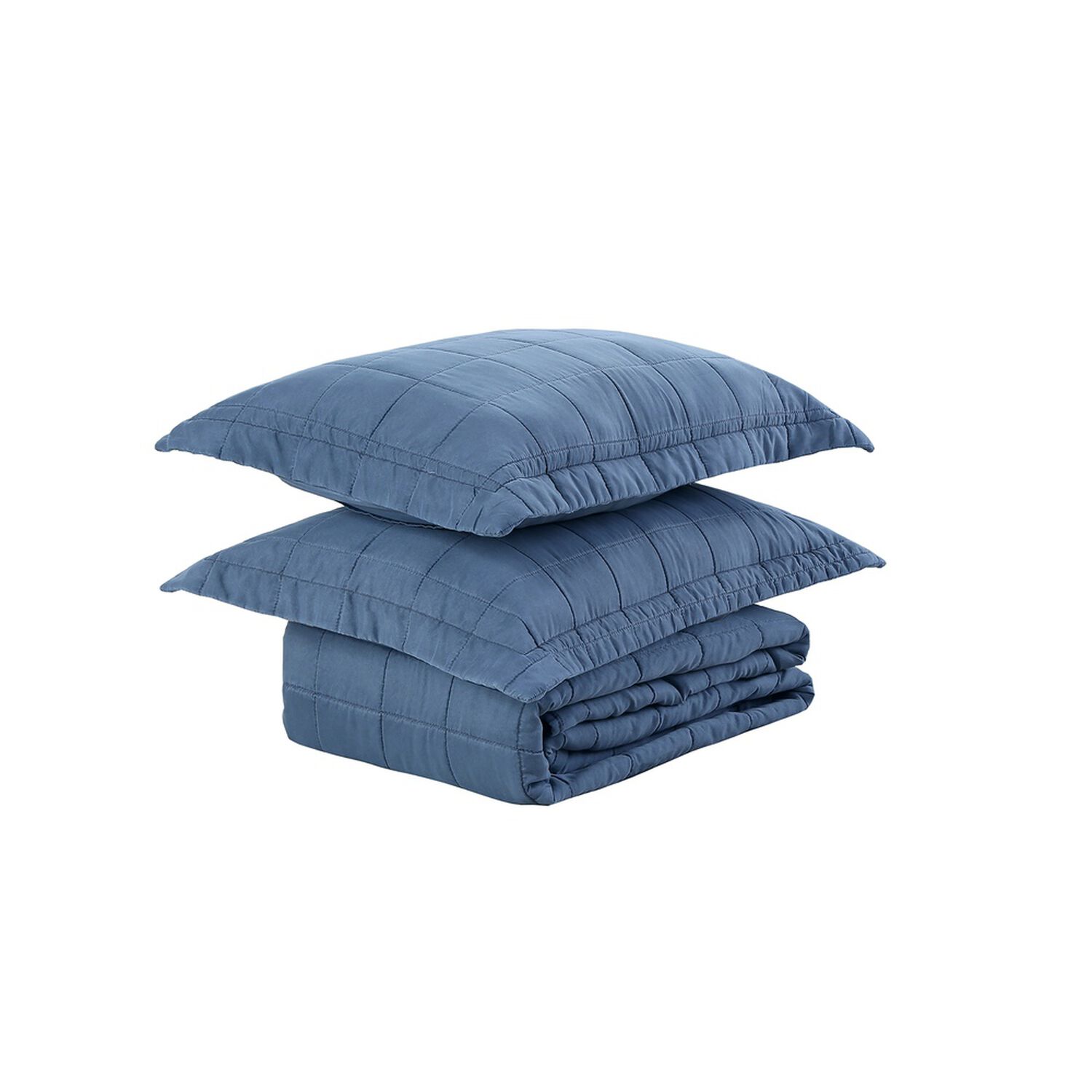 Quilt Andes Stone Wash Azul 2 Plazas image number 1.0