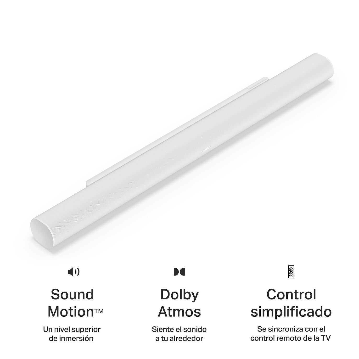 Soundbar Sonos Arc Ultra Tv Wi-fi Wireless Speaker Blanco image number 3.0