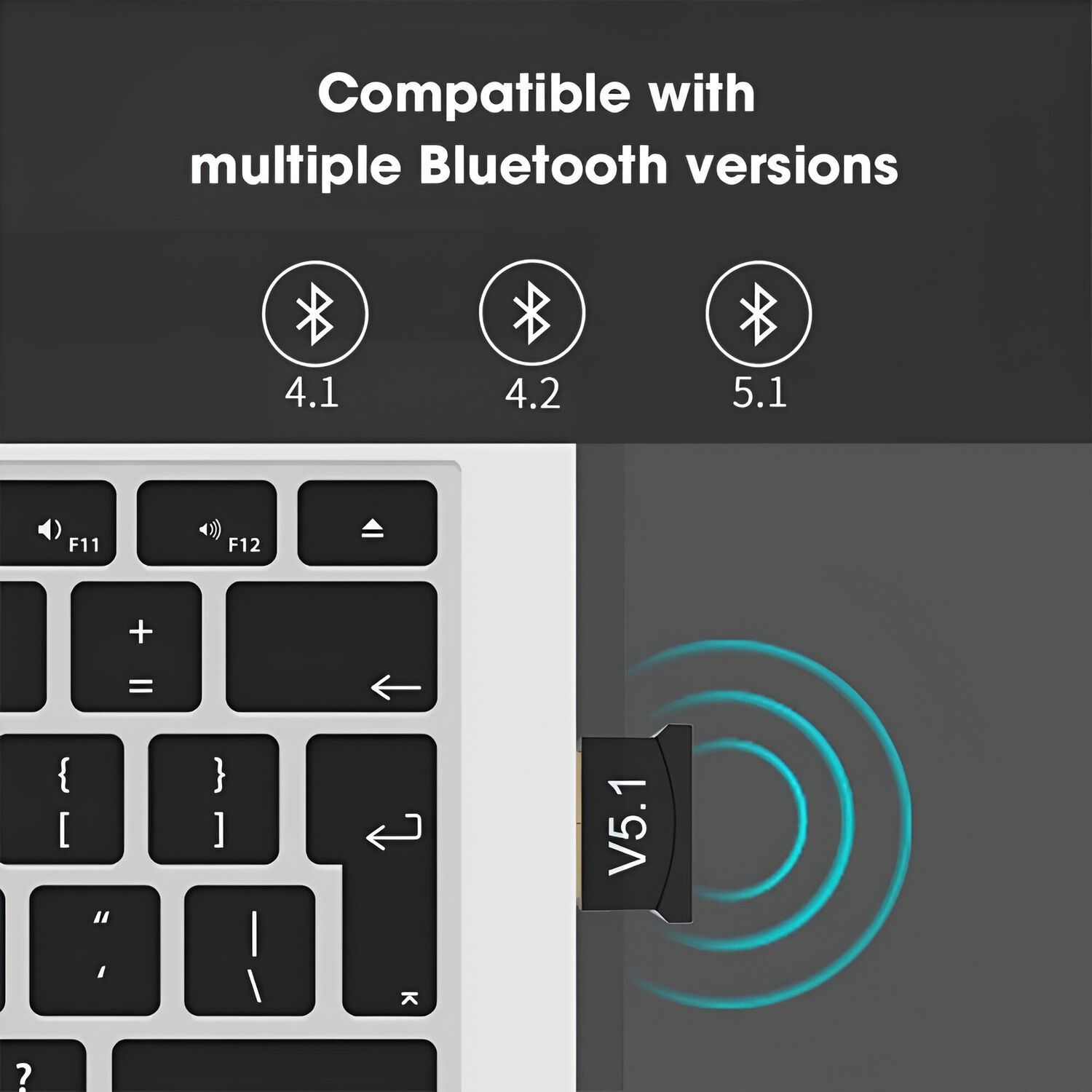 Receptor Bluetooth 5.1 Usb 2.0 High Speed 24 Mbps image number 2.0