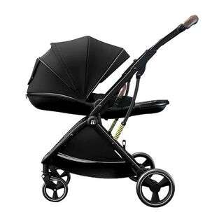 Coche De Paseo Modo Apego Y Panor&aacute;mico Negro Lubabycas
