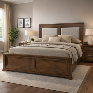 Cama Casaideal Austral / 2 Plazas + Respaldo