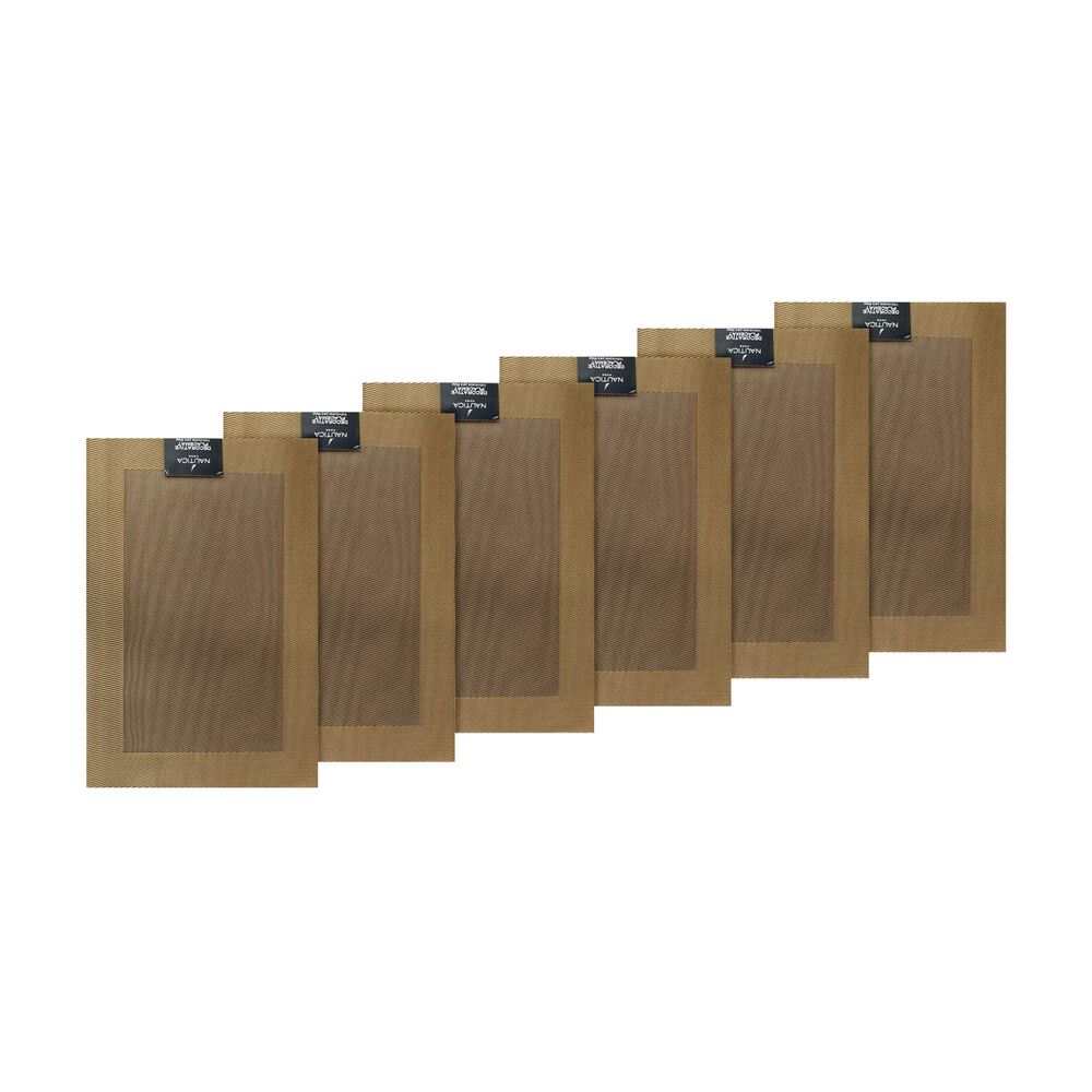 Pack 6 Individuales De Mesa Nautica Home 45x30cm Dorado image number 3.0