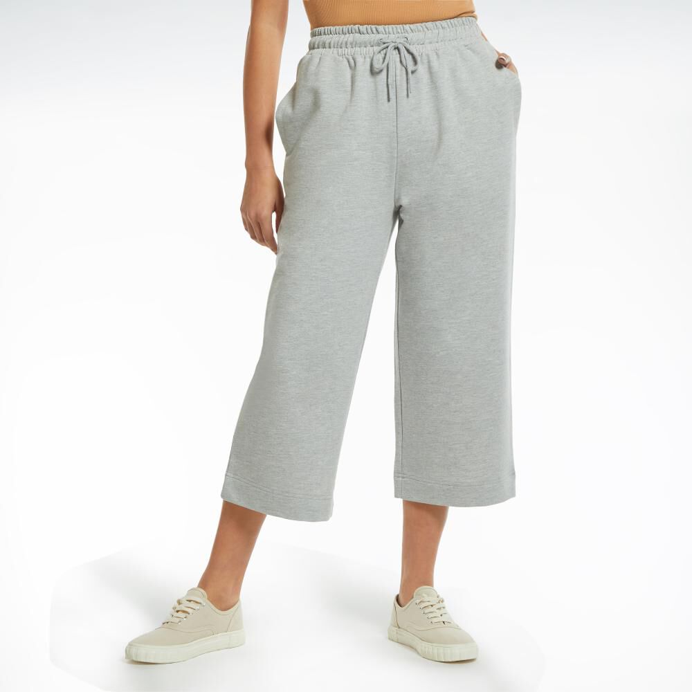 Pantalon De Buzo Tiro Regular Cullote Mujer Freedom