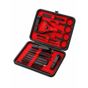 Kit Completo Manicura Y Pedicura 18 Piezas Con Estuche