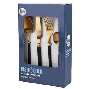 Set Cuberteria 24 Piezas Bistró Copper